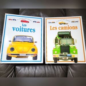 French Children's Books Transportation Themed Les Voitures Les Camions Ages 3+